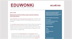 Desktop Screenshot of eduwonk.com